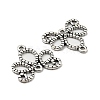 Tibetan Style Alloy Links Connectors TIBEP-EA11609YKG-AS-FF-2