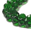 Transparent Glass Beads X-EGLA-A035-T10mm-D10-4