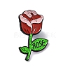 Word Rose Enamel Pins JEWB-G013-B05-1
