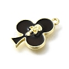 Alloy Black Enamel Gothic Style Pendants PALLOY-R157-06G-09B-2
