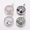 Natural & Synthetic Mixed Stone Pendants G-E388-P-1