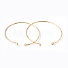 Jewelry Findings Golden Plated Brass Earring Hoops X-EC067-6NFG-2