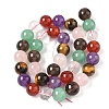 Natural Mixed Gemstone Beads Strands G-P574-A02-10mm-3
