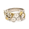 Geometry with Gear Finger Ring for Men Women LS-RJEW-O047-04ASG-2