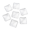 Transparent Glass Square Cabochons GGLA-S022-15mm-4