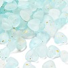 Frosted Transparent Acrylic Beads OACR-F013-03-1