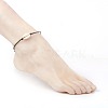 Adjustable Cowrie Shell Anklets AJEW-AN00242-5