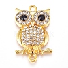 Alloy Rhinestone Links connectors RB-B062-A01G-1