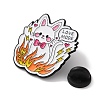 Flaming Animal Theme Enamel Brooches AL-I003-02EB-03-3