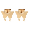 PVD Vacuum Plating 304 Stainless Steel Stud Earrings for Women EJEW-A048-48D-G-1