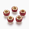 Handmade Polymer Clay European Beads CLAY-O002-01G-D-1