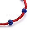 (Jewelry Parties Factory Sale)Adjustable Nylon Thread Braided Bead Bracelets BJEW-JB05446-01-2