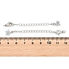 Brass Curb Chain Extender KK-P354-11P-3