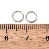 Tarnish Resistant 304 Stainless Steel Open Jump Rings STAS-N015-10-6x0.8mm-3