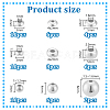 60Pcs 9 Styles 925 Sterling Silver Beads STER-PH0003-29-4
