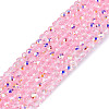 Transparent Glass Beads Strands EGLA-N028-01A-A11-1