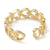 Brass Cuff Rings RJEW-L100-017-4