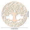 Laser Cut Wooden Wall Sculpture WOOD-WH0105-019-2