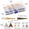 690Pcs 12 Style Iron Bead Cap & Cone Sets IFIN-FS0001-23-5