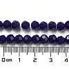 Opaque Glass Beads Stands EGLA-A035-P6mm-D09-5