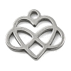 Laser Cut 304 Stainless Steel Charms STAS-G323-03P-1