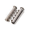 304 Stainless Steel Slide Lock Clasps STAS-A117-07A-P-2