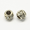 Alloy Rhinestone European Beads MPDL-R036-08F-1