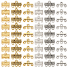   84Pcs 6 Styles Alloy Chandelier Components Links FIND-PH0020-20-1