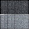 10Pcs 2 Colors Square Self-adhesion Polyester Carpet Tape DIY-CN0003-16-1