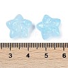 Transparent Spray Paint Glass Beads GLAA-H035-02G-3