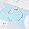 Grade A Natural Pearl Beaded Bracelets with Brass Spring Ring Clasps for Women X-BJEW-JB08037-2