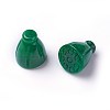 Natural Myanmar Jade/Burmese Jade Charms G-L495-24-2