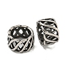 316 Surgical Stainless Steel European Beads STAS-Q326-03AS-01-1