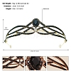 Alloy Rhinestone Hair Bands  for Woman Girls PW-WGA69DD-10-1
