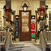 Christmas Hanging Polyester Sign for Home Office Front Door Porch Welcome Decorations HJEW-WH0011-20A-5