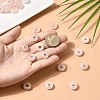 Natural Rose Quartz European Large Hole Beads G-Q442-19-5