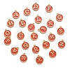 Initial Letter A~Z Alphabet Enamel Charms ENAM-X0018-11-1