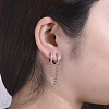 Hoop Earrings X-EJEW-JE03862-02-4