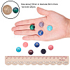 18 Kinds Natural & Synthetic Gemstone Cabochons G-PH0034-24-3