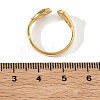 304 Stainless Steel Cuff Open Rings for Women RJEW-L341-05B-G-5