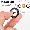 Unicraftale 2Pcs 304 Stainless Steel Spring Gate Rings STAS-UN0041-70-4