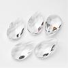 Faceted Teardrop Glass Pendants GLAA-R149-01-1