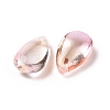 Transparent Glass Charms X-GLAA-O017-01F-5