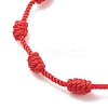Nylon Braided Knot Cord Bracelet BJEW-JB08369-02-4