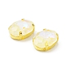 Mocha(MK) Oval Sew on Rhinestone RGLA-F080-01B-08-3