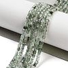 Natural Green Rutilated Quartz Beads Strands G-H042-B13-01-2
