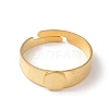 Adjustable 304 Stainless Steel Finger Rings Components STAS-F149-21G-C-2