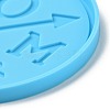 DIY Mother's Day Theme Flat Round Pendant Silicone Molds SIMO-H010-02G-4