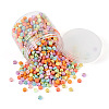 Cheriswelry 1000Pcs 4 Style Opaque Acrylic Beads MACR-CW0001-07-3
