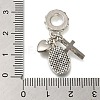 Rack Plating Alloy Colorful Rhinestone European Dangle Charms PALLOY-A009-03P-3